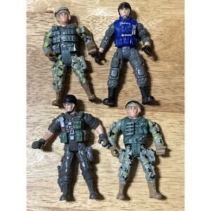LOT Action Figures Lanard Chap Mei Military Army 5" GI‎ Joe Style Soldiers